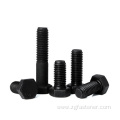 black zinc hex bolt DIN933